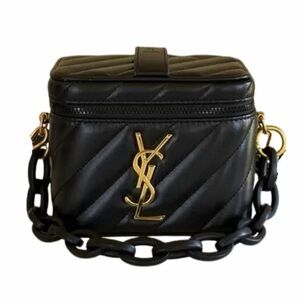 YSL Parfumes Collection Black Quilted Vanity - Perfume Not Included